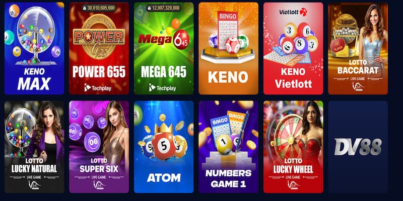 Xổ số DV88 Xổ số DV88 với ưu điểm nổi bật